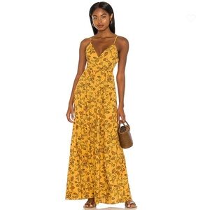 REVOLVE House of Harlow 1960 x Sofia Richie Toleda Maxi Dress Yellow Pri…